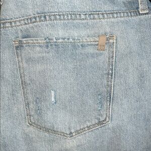 Joe's Jeans Light Blue Distressed Jean Shorts